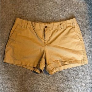 Mustard shorts